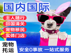 温州机场邮寄国际宠物托运 【国
